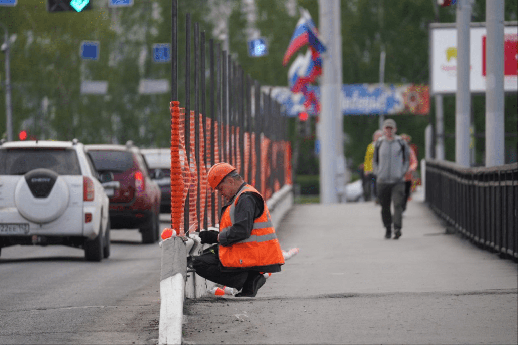 В Кемерове пешеходам запретят ходить по Университетскому мосту