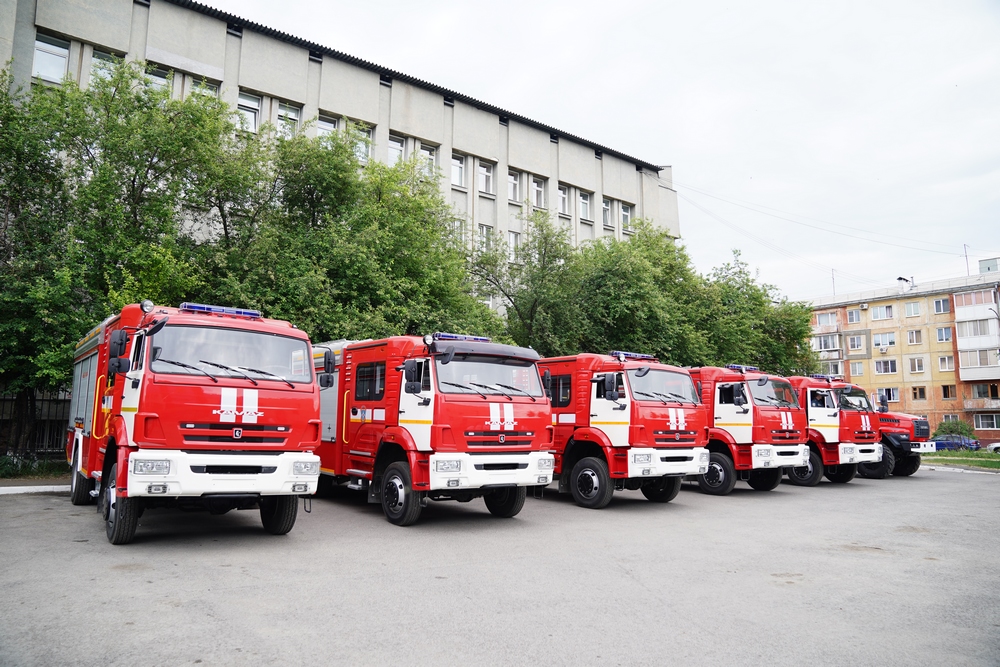 Пожарно-спасательные подразделения Кузбасса получили новую технику