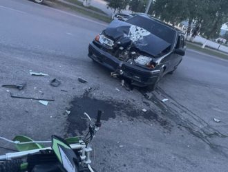 Очередное ДТП с несовершеннолетним мотоциклистом произошло в Кузбассе