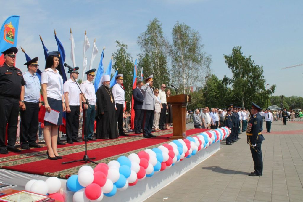 40 молодых сотрудников ГУФСИН Кузбасса торжественно приняли присягу