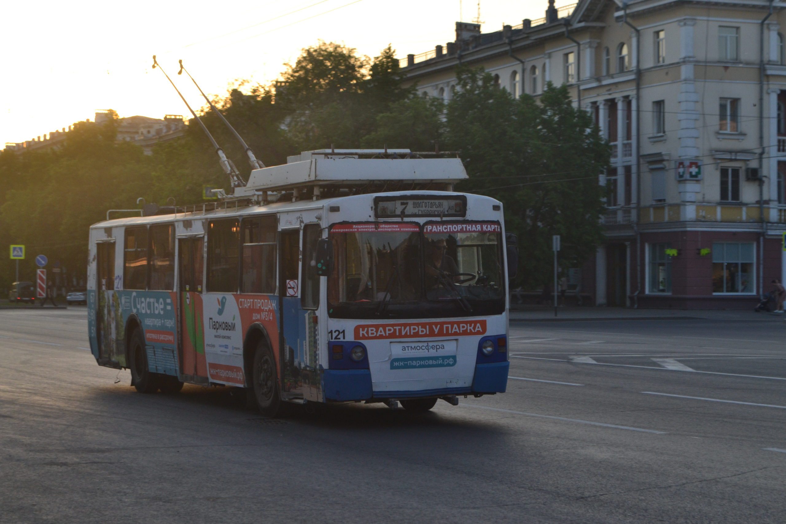 В Кемерове изменится схема движения 15-го троллейбуса