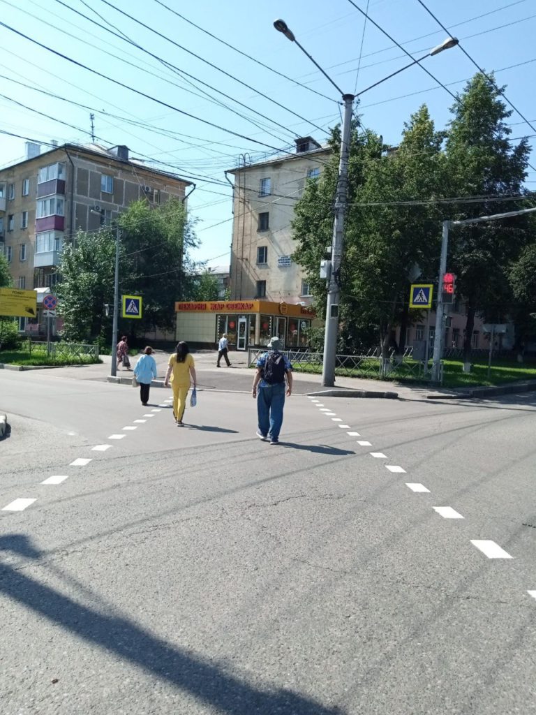 В Новокузнецке на двух перекрестках можно переходить дорогу по диагонали
