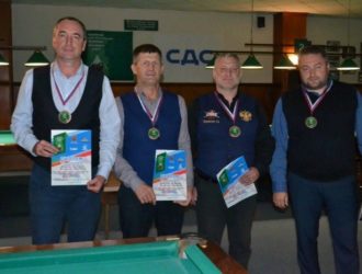 Кемеровчане стали победителями мужского чемпионата Кузбасса по бильярду