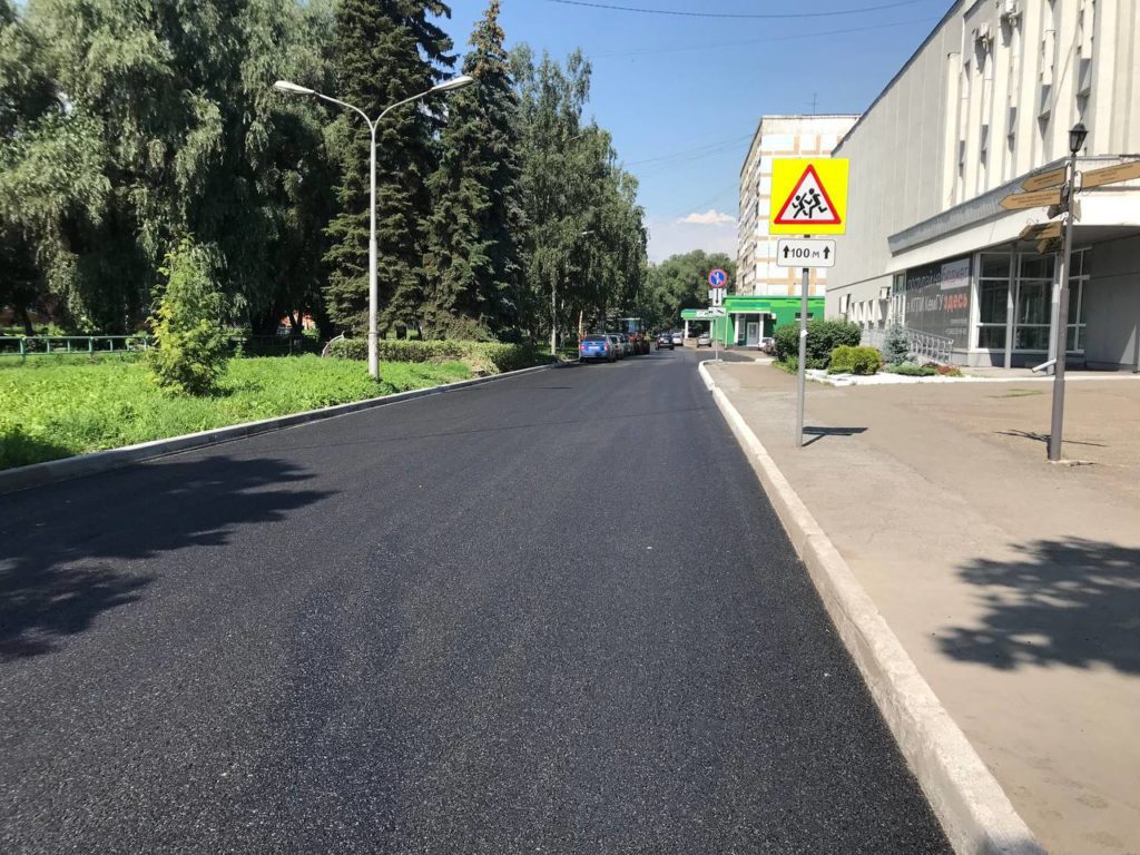 В Новокузнецке на двух объектах завершены работы по дорожному нацпроекту