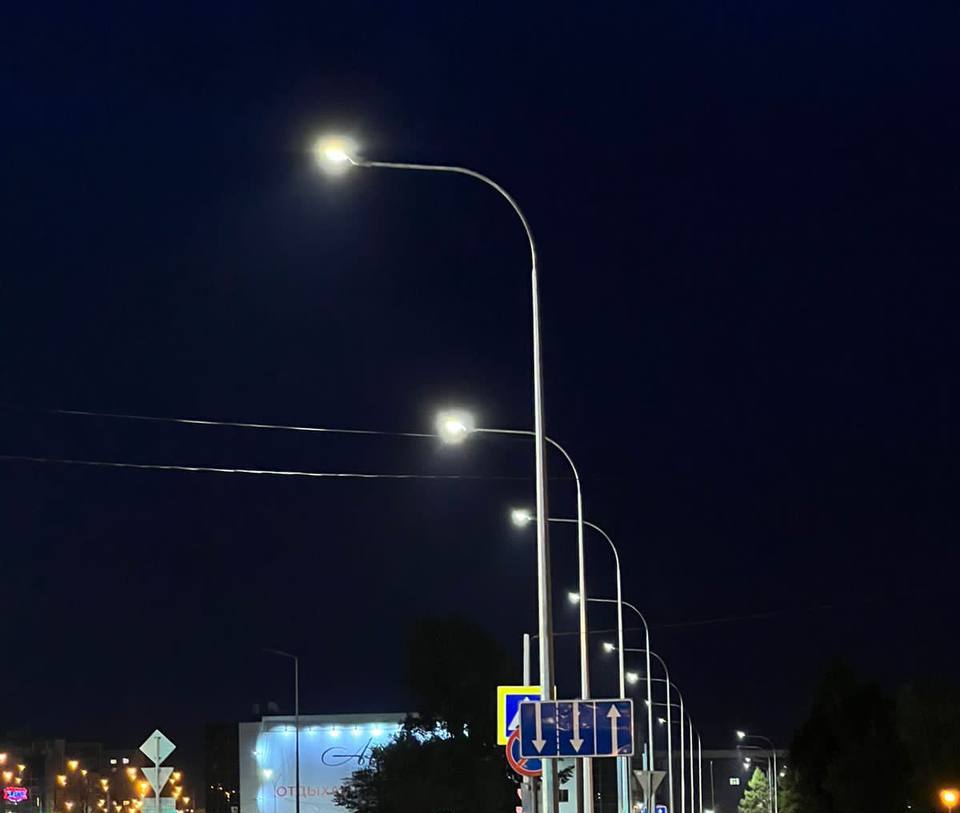 В Новокузнецке на улице Свердлова на этой неделе включат освещение