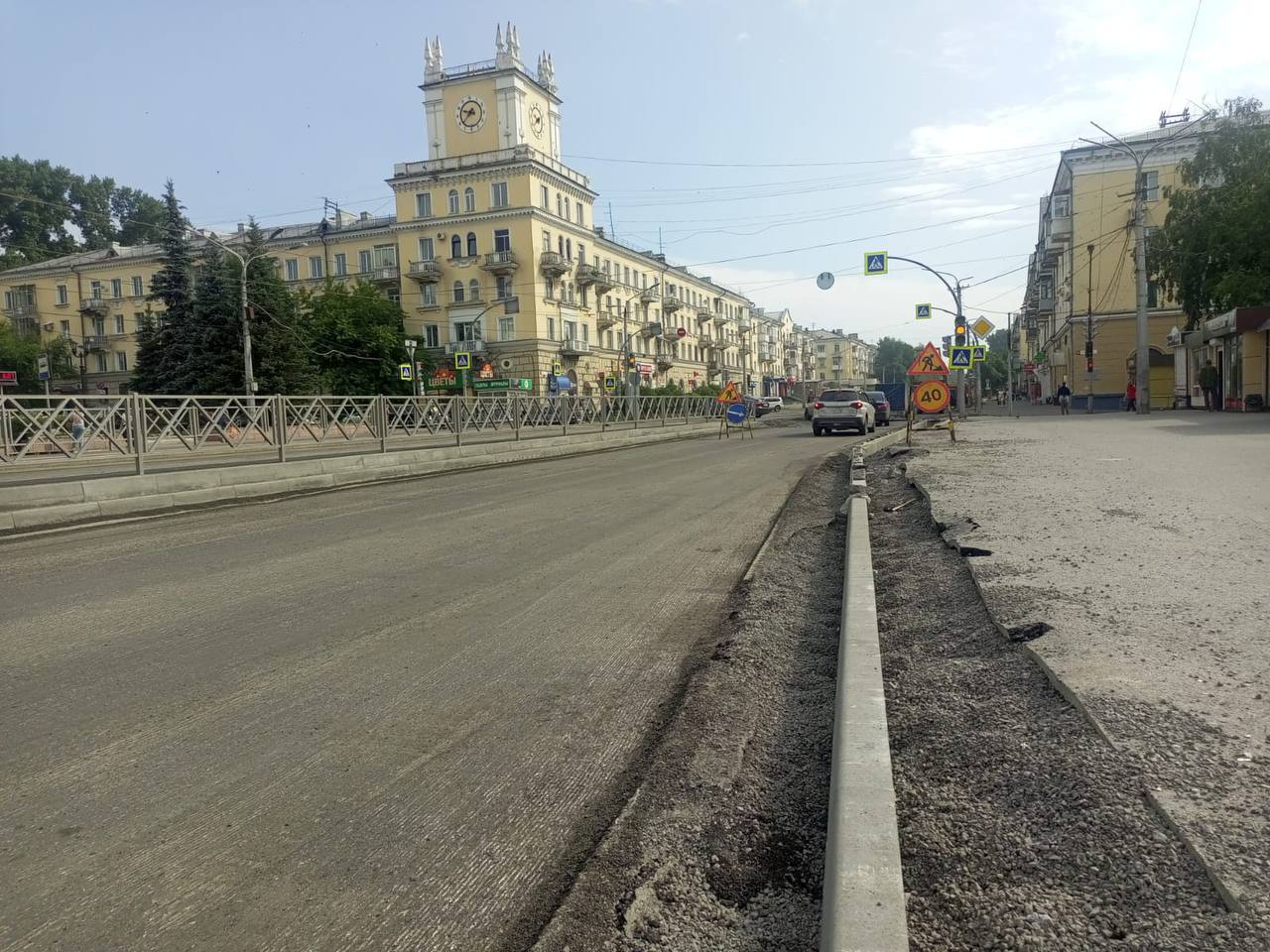 В Новокузнецке проезд по ул. Ленина закроют в выходные