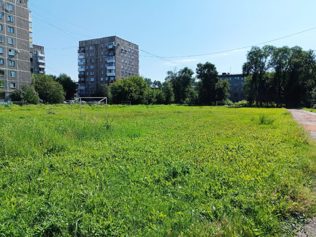 Новокузнечане негодуют по поводу запущенности школьных стадионов