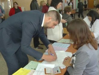 Глава Киселевска проголосовал на выборах