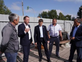 Глава Кемерова рассказал о ходе ремонта сквера имени Гагарина