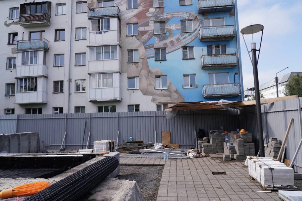 Глава Кемерова рассказал о ходе ремонта сквера имени Гагарина