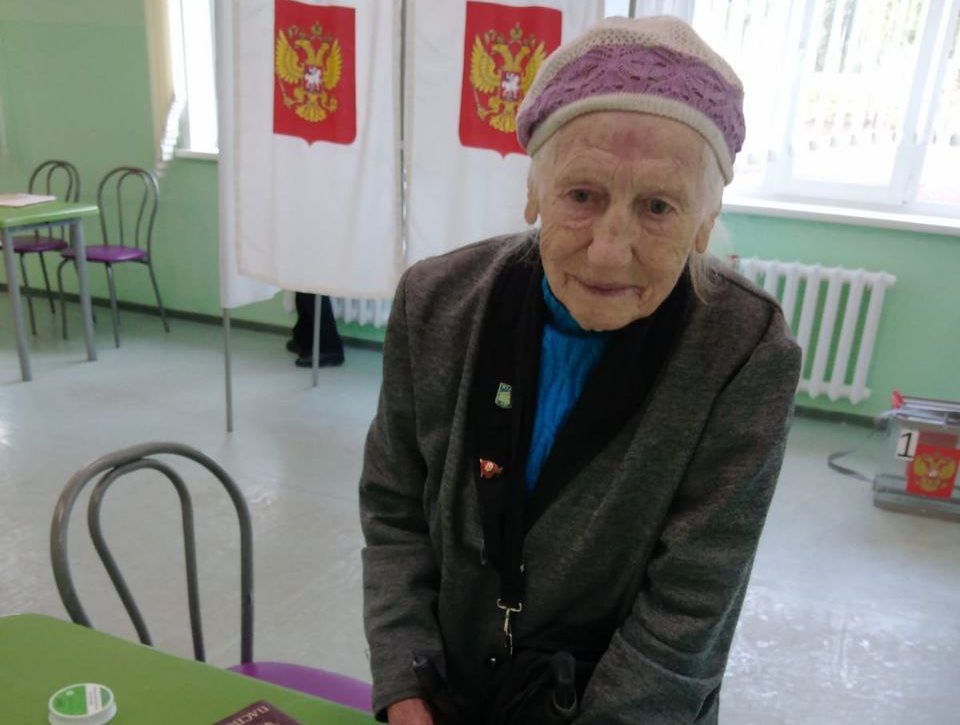 Кузбасские долгожители приняли участие в голосовании
