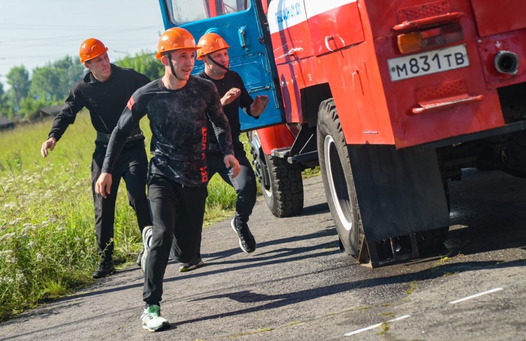 Кемеровские огнеборцы стали  чемпионами Кузбасса по пожарно-спасательному спорту