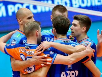 ВК «Кузбасс» одержал первую победу в 1/8 финала Кубка страны