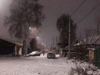 На кемеровских улицах появилось временное освещение