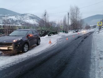 В Таштаголе водитель иномарки сбил пешехода