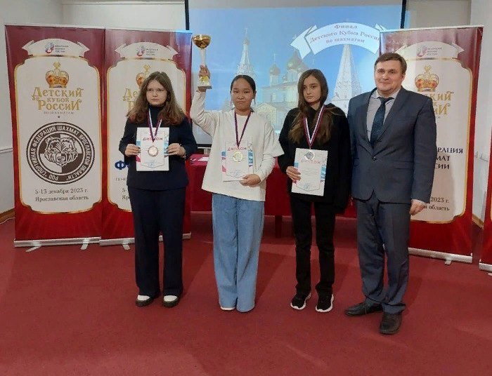 Кузбасская шахматистка завоевала бронзу на Детском Кубке России