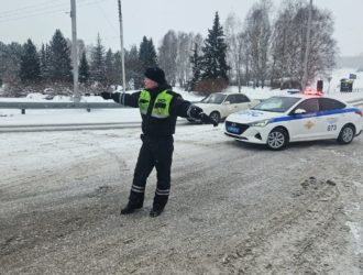На въезде в Новокузнецк ограничили движение для всех видов транспорта