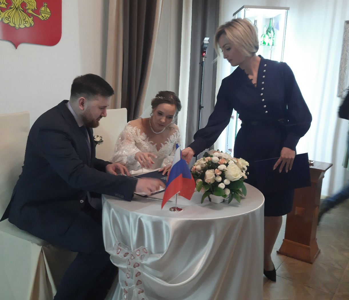 Впервые в Кузбассе состоялась ночная регистрация заключения брака