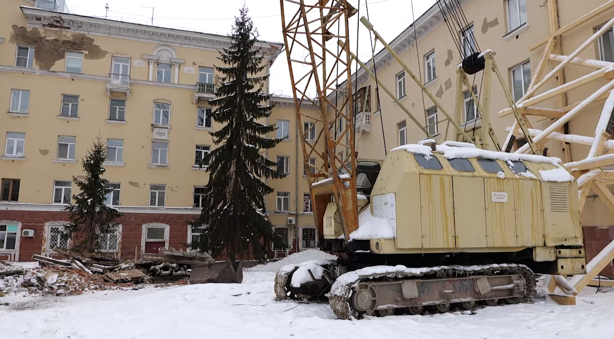В Кемерове ремонтируют объект культурного наследия