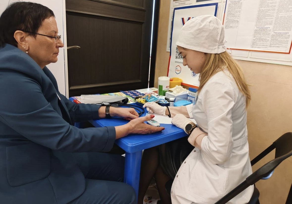 В Кемеровском муниципальном округе на избирательных участках можно получить медицинскую помощь