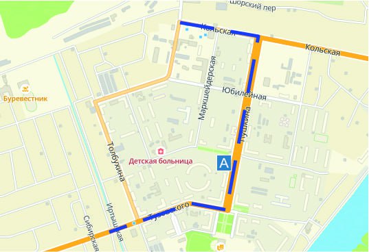 В Новокузнецке изменится схема движения автобусного маршрута №3