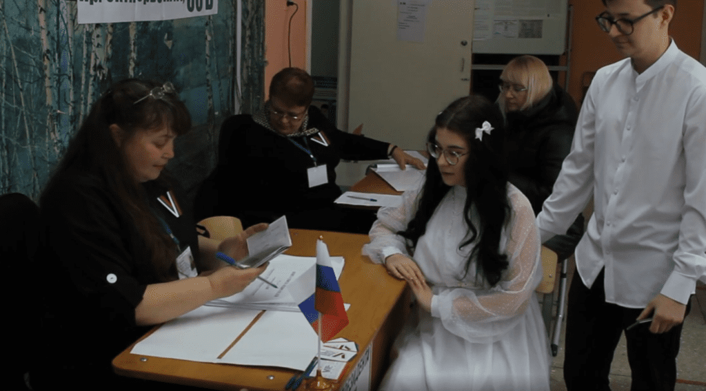 В день свадьбы молодожёны из Кемерова проголосовали на выборах президента  
