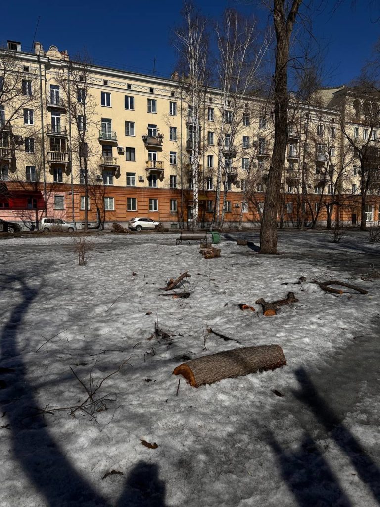 Новокузнечане жалуются на безобразный вид парка за площадью Маяковского