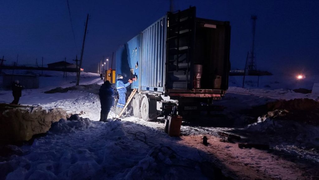 Аварийно-восстановительный отряд ЖКХ Кузбасса прибыл в Тыву