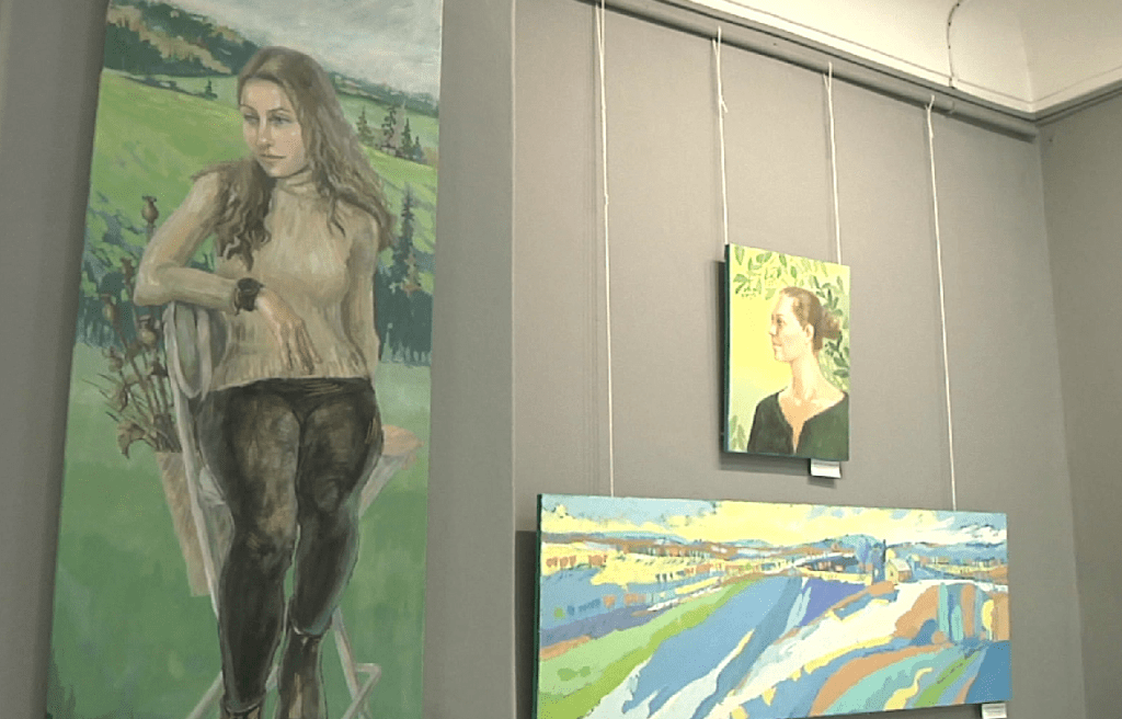 В Новокузнецке  молодые художники - стипендиаты Министерства культуры России представили отчётную выставку
