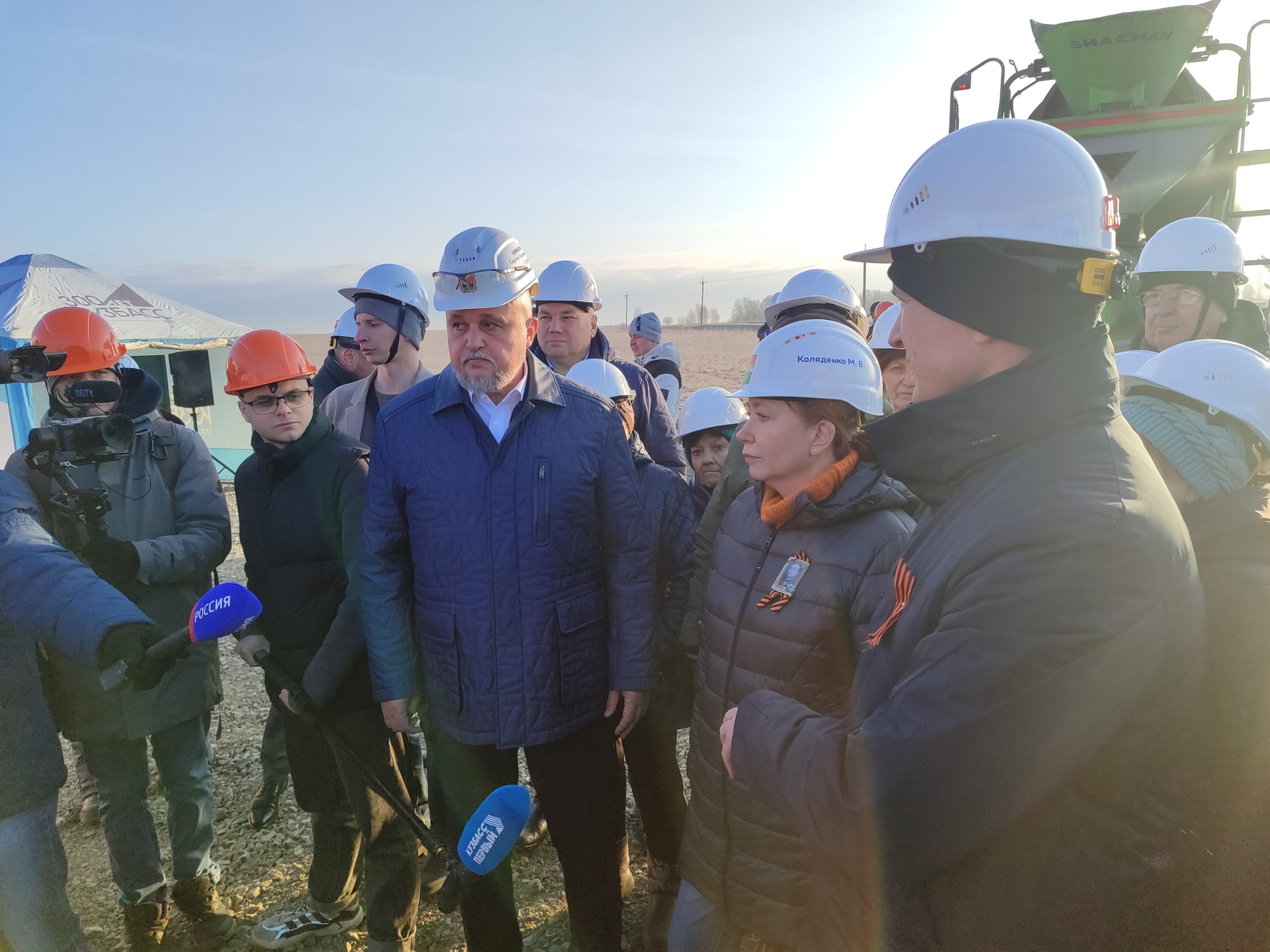 Первый в стране: в Кузбассе началось строительство нового животноводческого комплекса