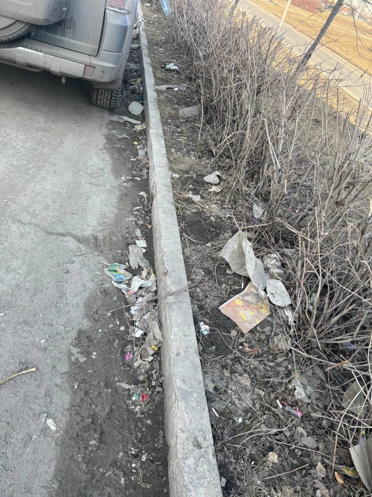 Жители Новокузнецка жалуются, что город завален мусором