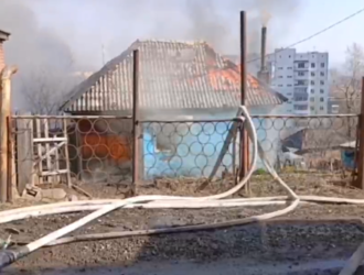 В Новокузнецке случился пожар в частном доме