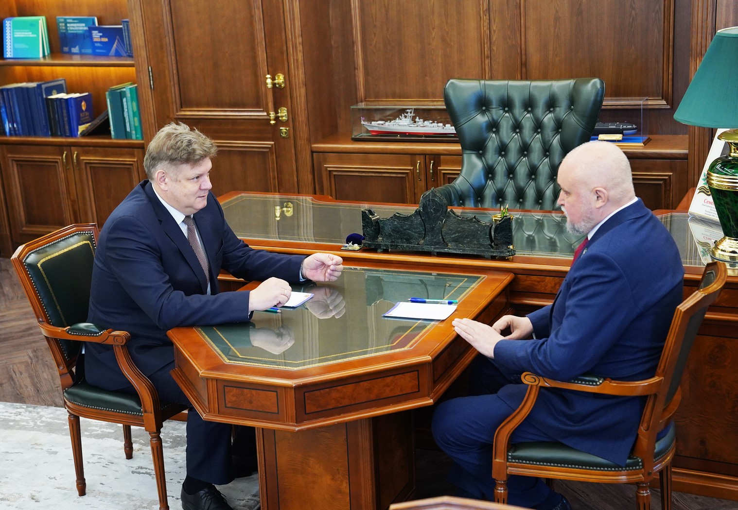 Губрнатор Кузбасса обсудил с Анатолием Серышевым исполнение президентских указов
