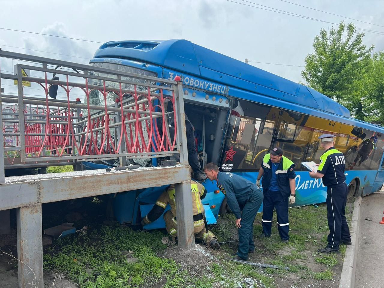 В Кузбассе возбуждено уголовное  дело по следам ДТП с участием автобуса