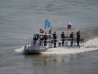 В Кемерове впервые прошёл парад речных судов