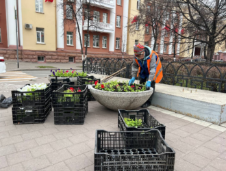 Кемерово начали украшать к лету