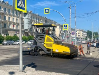 В Новокузнецке завершили реконструкцию на улицах Ленина, Пролетарская и Левашова