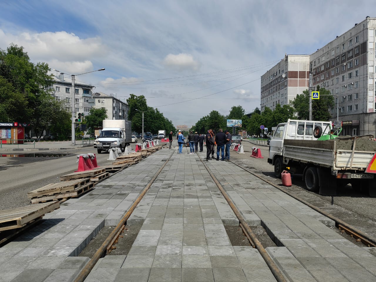 В Новокузнецке вновь изменят схему движение транспорта по Октябрьскому