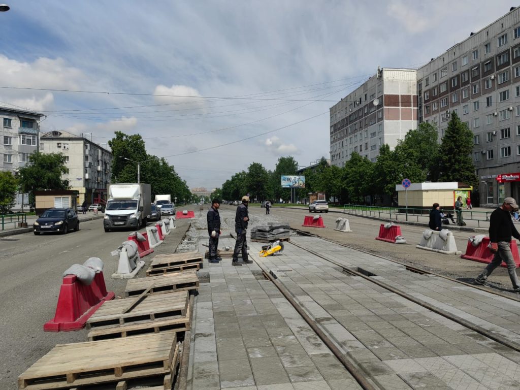 В Новокузнецке вновь изменят схему движение транспорта по Октябрьскому