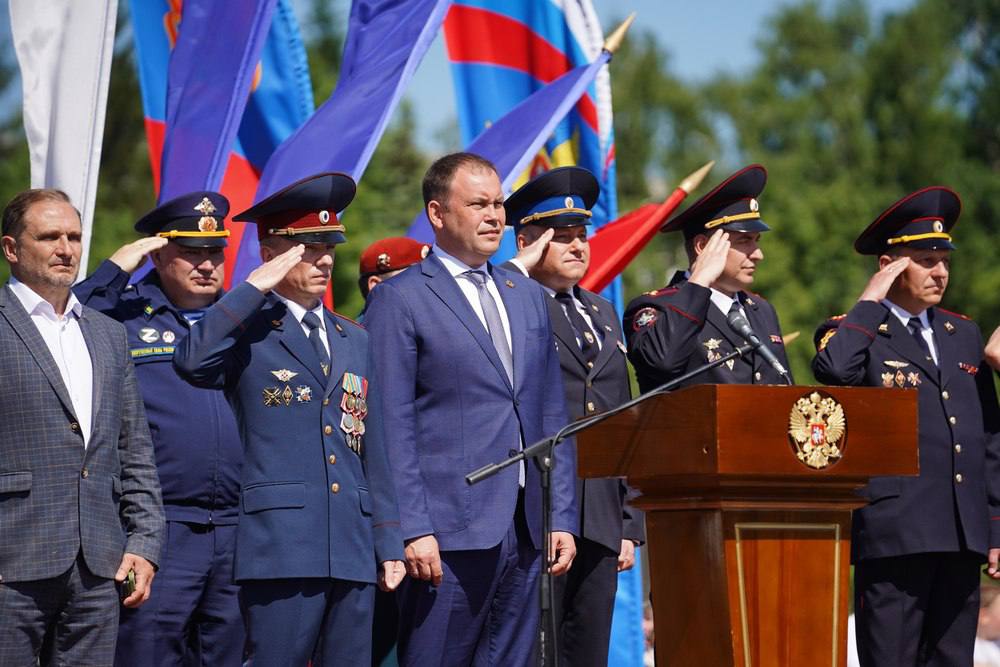 ВРИО губернатора Кузбасса поздравил новобранцев ГУФСИН с принятием присяги