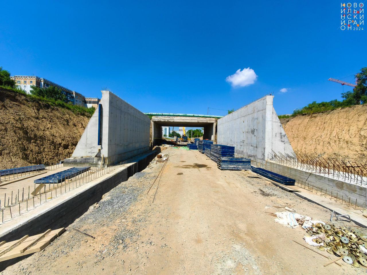 В Новокузнецке строители скоро приступят к бетонированию «головы» на тоннеле в Новоильинке 