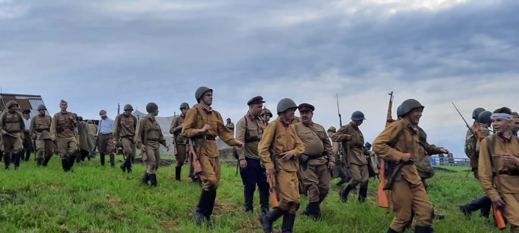 В Тяжинском округе провели историческую реконструкцию первого дня Великой Отечественной войны