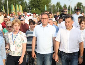 Илья Середюк принял участие в торжествах в честь 406-летия Новокузнецка
