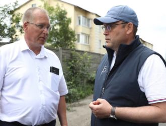 Илья Середюк ознакомился с дорожной ситуацией в Анжеро-Судженске