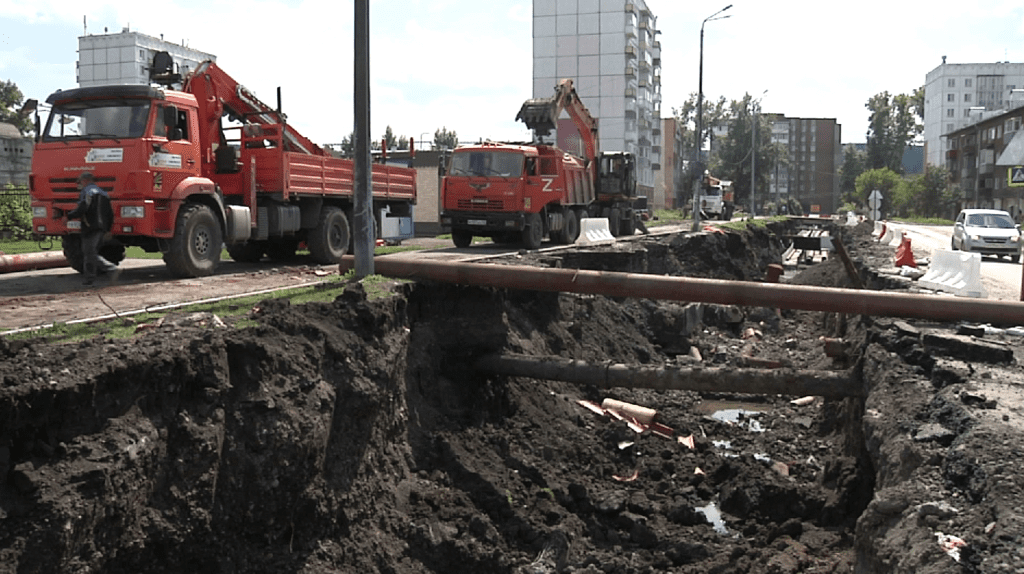 В Новокузнецке на въезде в Дальнее Куйбышево ограничили движение