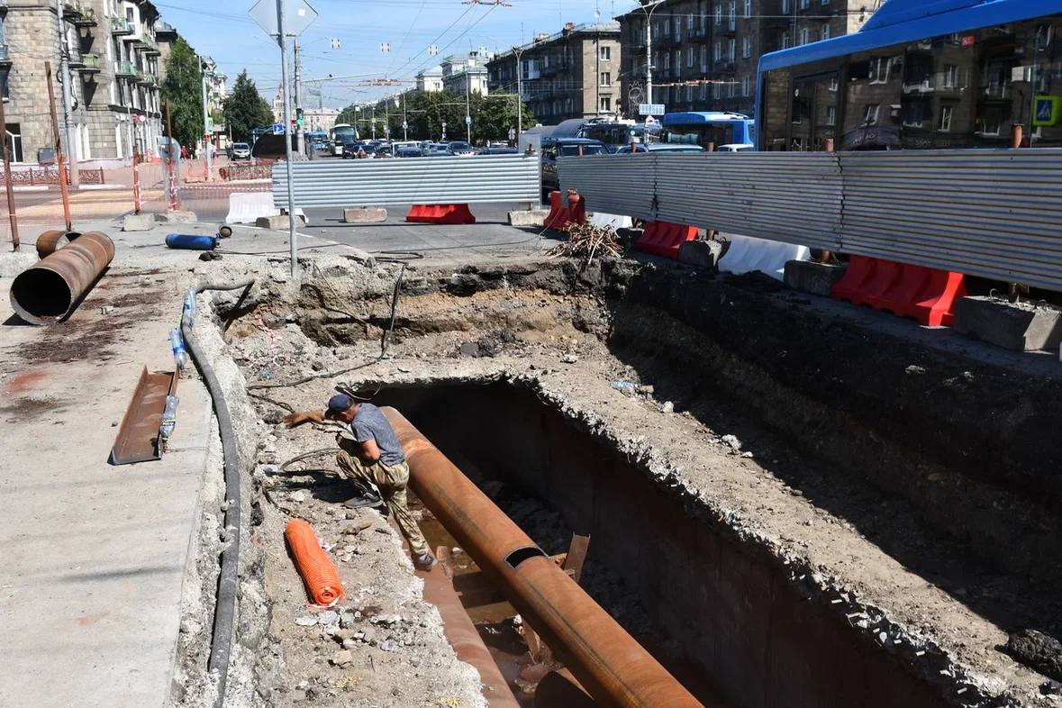 Капремонт трубопровода в Новокузнецке в районе пл. Маяковского сделают без перекрытия дорог