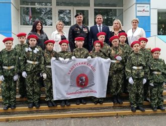 В кузбасской школе открылся кадетский класс