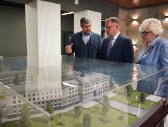 В Новокузнецке после капитального ремонта открылось главное здание Кузбасского колледжа архитектуры, строительства и цифровых технологий