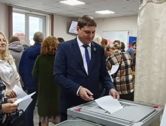 Глава Ленинск-Кузнецкого округа одним из первых проголосовал на выборах губернатора Кузбасса
