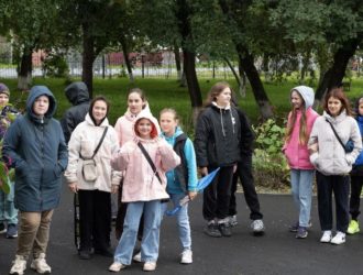 В кемеровской школе в рамках голосования прошел праздник урожая